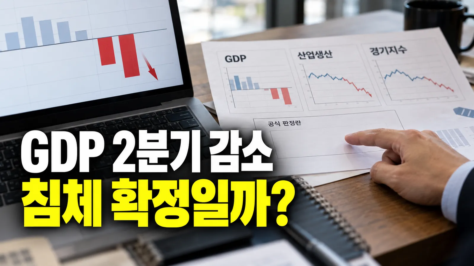 GDP가 2분기 연속 줄면 경기침체가 확정될까